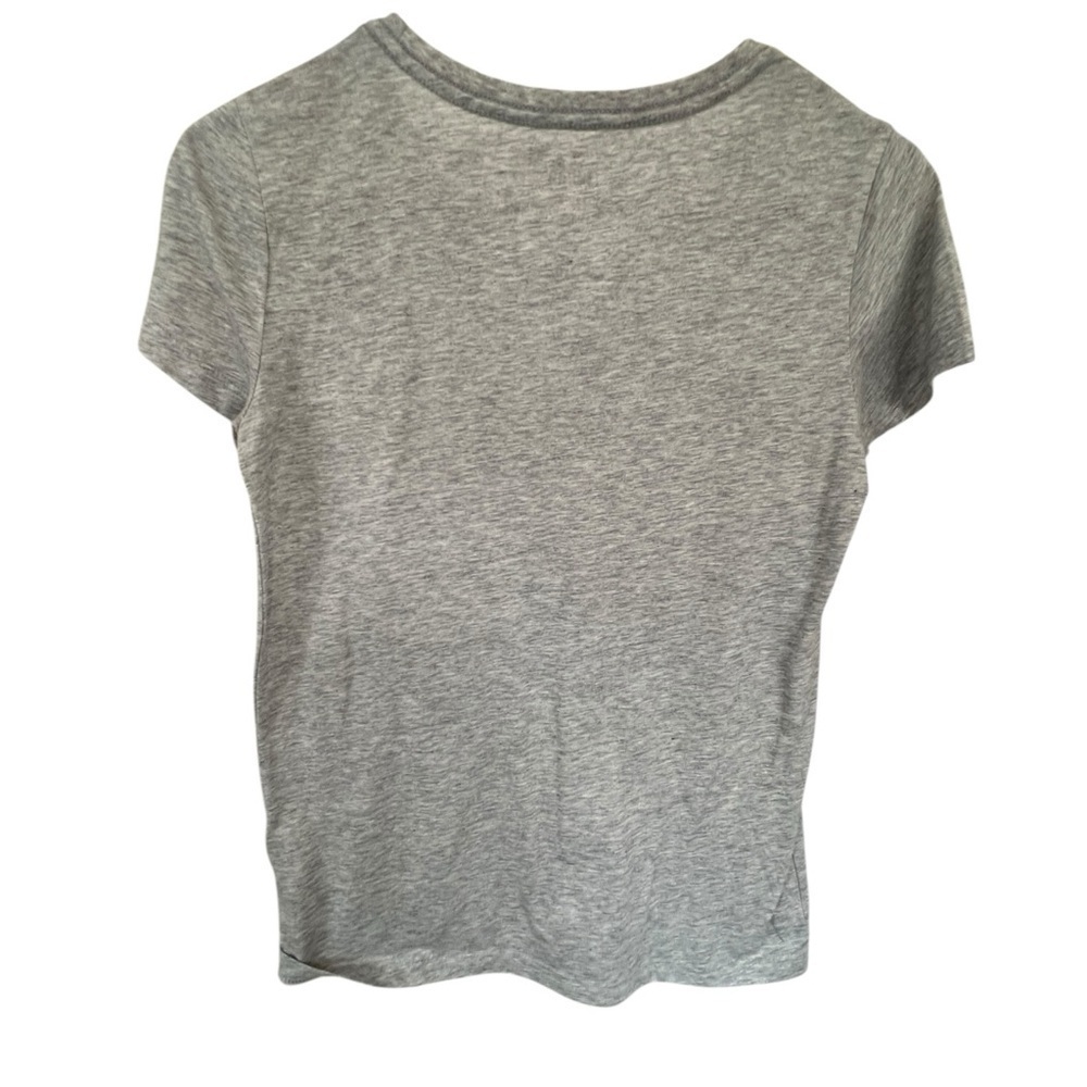 Puma Women's Heather Gray Tee with Pink Graphic - Picture 3 of 3